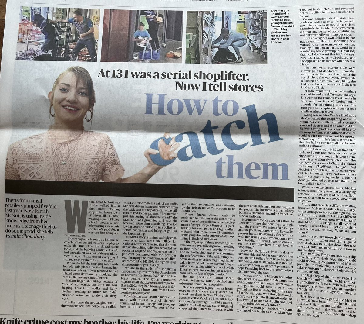 A great article in today’s <a href="/thetimes/">The Times and The Sunday Times</a> <a href="/farrahmcnutt/">Farrah McNutt</a> Well done, a good piece of raising your profile 😄