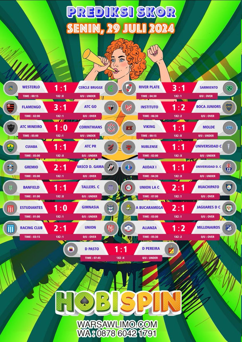 Jadwal dan prediksi parlay hari ini 
.
.
.
.
(link di bio)
#slotgacor #slot #RTP #rtpslot #situsgacor #pragmaticplay #pgslot #OLYMPUS #mahjongways #pargoy #viralindonesia #NOLIMIT