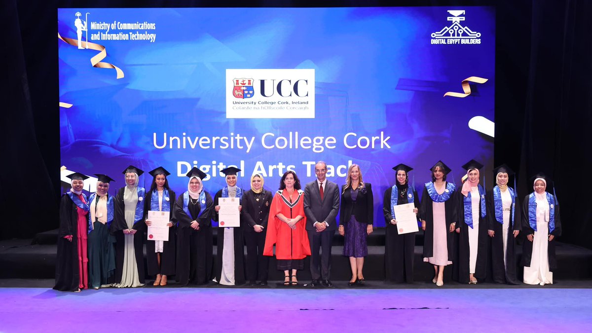 MCITEgypt's tweet photo. ICT Minister Attends DEBI Third Cohort Graduation Ceremony
https://t.co/B8Xay75gxr
#DigitalEgyptBuilders #DigitalEgypt #futureleaders #worldclasstraining https://t.co/xhvXEhmAqs