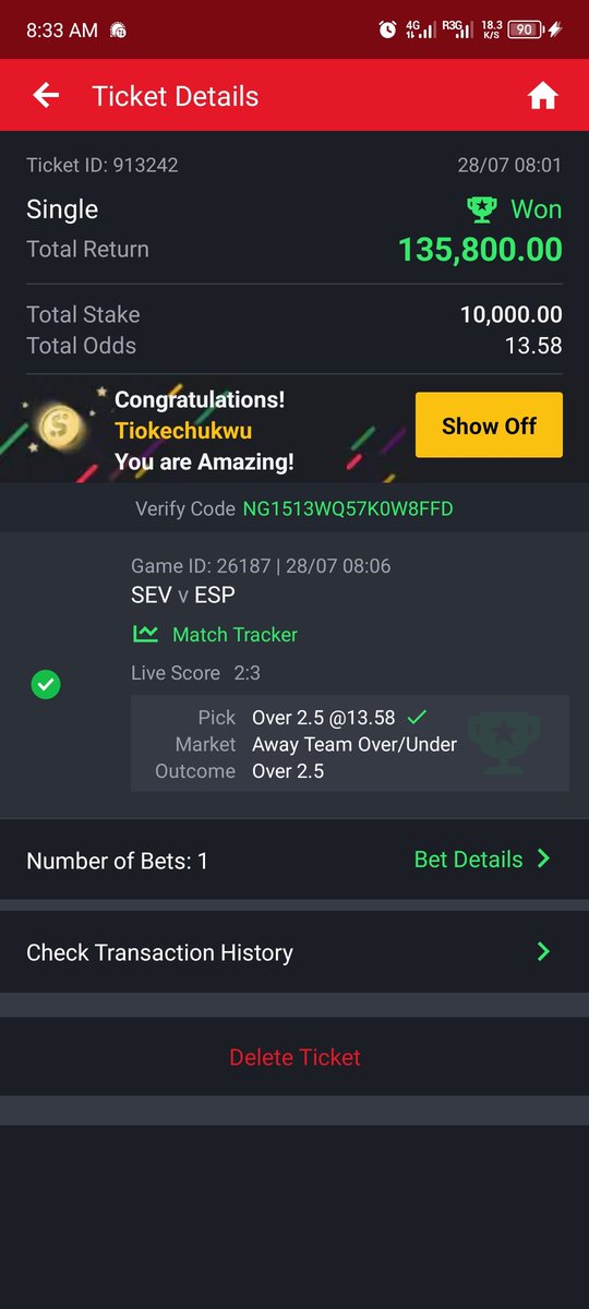 CentOddsTips's tweet image. 40+ Odds won! ✅👺
Giveaway time!!! 👺
Join our WhatsApp channel here: whatsapp.com/channel/0029Va…