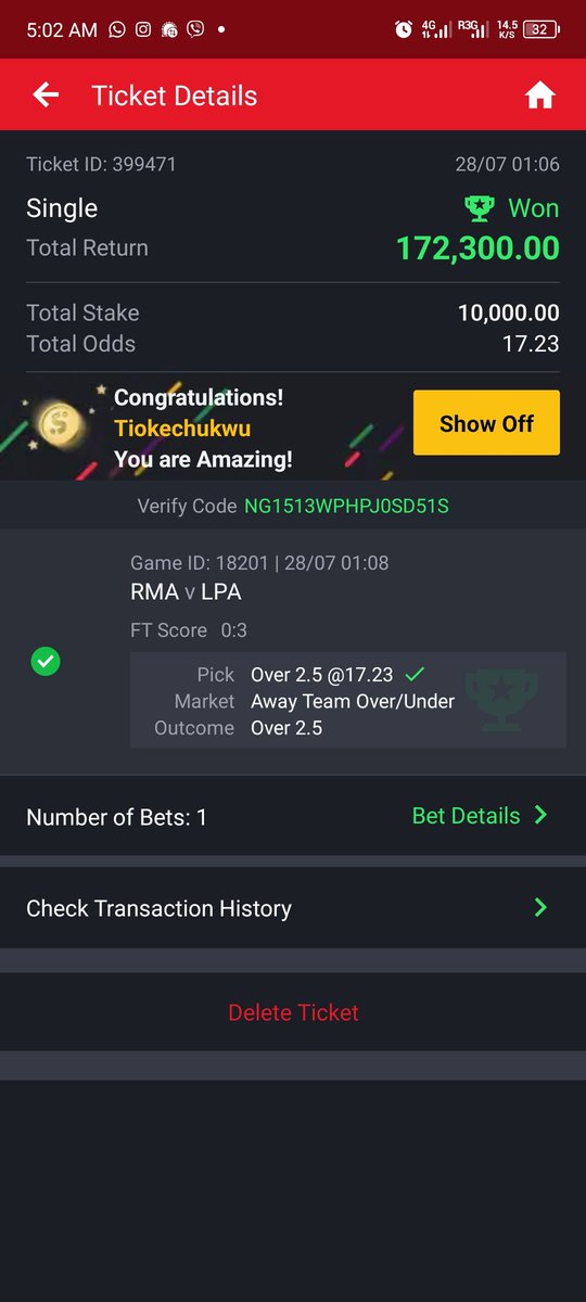 CentOddsTips's tweet image. 120+ Odds won! ✅👺
Giveaway time!!! 👺
Join our WhatsApp channel here: whatsapp.com/channel/0029Va…