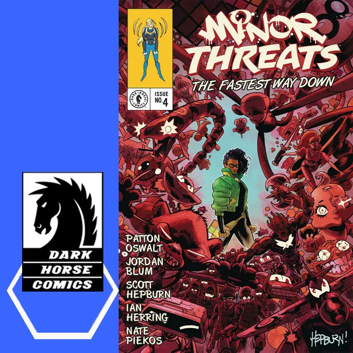 GeekyBrummie's tweet photo. #ComicsPullList On The Radar @hardluckhotel 's picks include
🟥 @imagecomics #Feral #5 @TonyFleece 
@ToneRodriguez @20EyesBrad 
🟩 @DarkHorseComics #MinorThreatsTheFastestWayDown #4 
@pattonoswalt @BlumJordan #ScottHepburn #IanHerring @blambot
https://t.co/NsDFSpk91u https://t.co/8ryAMonIvB