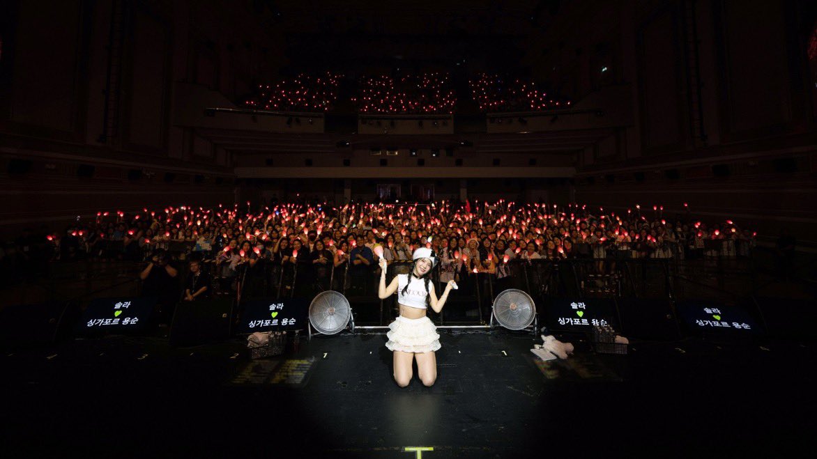 SOLAR 2nd CONCERT [COLOURS] - SINGAPORE 🇸🇬 27th July 

Fan Support Collab: <a href="/MMMSingapore/">Mamamoo Singapore</a> x <a href="/mizushopsg/">❤️ MAMAMOO Continues❤️</a> 
(Fully funded by the fan support team)

🖤🤍💖💜

#SOLAR #솔라
#MAMAMOO #마마무
#Solar_COLOURSinSG #Solar_2nd_CONCERT_COLOURS #SolarCOLOURSinSingapore