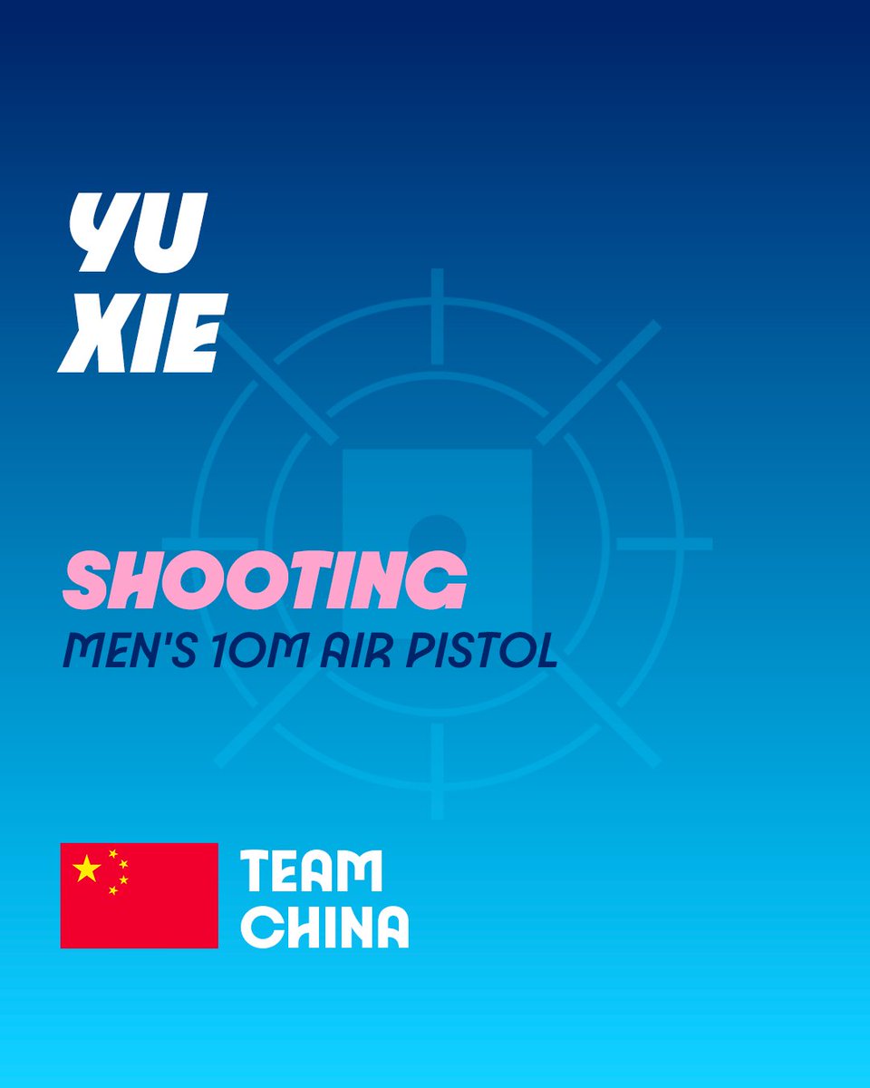 Paris2024's tweet photo. The first gold medal of the day goes to China in the 10m air pistol shooting event! Yu Xie scored 240.9 points in Chateauroux 🥇
- 
La première médaille d'or de la journée est pour la Chine en tir au pistolet à air comprimé 10m ! Yu Xie s'offre le titre à Châteauroux avec un score de 240.9 points

#Paris2024