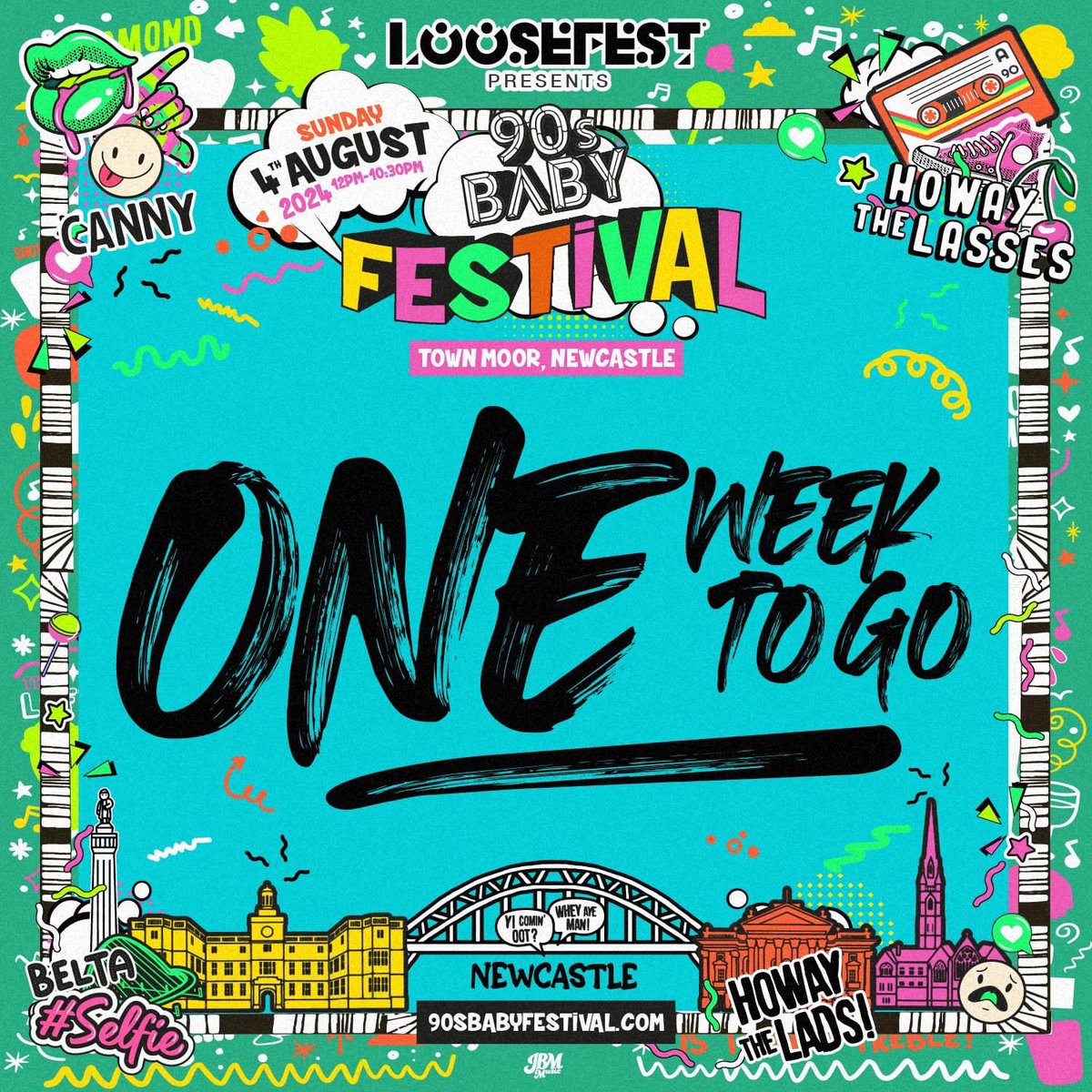 In just 7 days time, we will be heading to the Town Moor for a day of throwbacks, featuring all of the best names in 90's pop and dance music, spread across 2 stages 🤩

Less than 5% tickets left, be sure to secure your tickets NOW before they sell out

90sBabyFestival.com