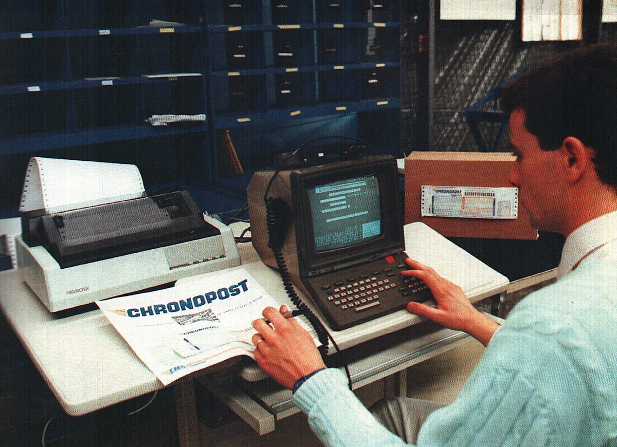 Je dis seulement que Chronopost était meilleurs quand ils utilisaient le minitel