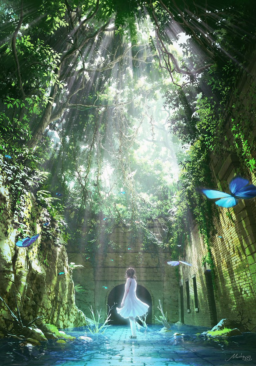 風景イラスト集「深層世界」より 「自然回帰」 C104【2日目東c10ab】にて