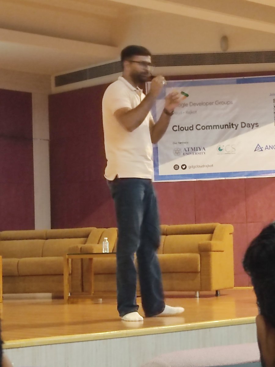 Learned a lot about multi-cloud and hybrid-cloud with GCP by <a href="/manvar_harsh/">Harsh Manvar | GDE</a> 

#CloudCommunityDays
#GDGCloudRajkot
#GDGIndia
<a href="/GDGCloudRajkot/">GDG Cloud Rajkot</a>