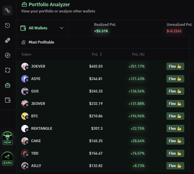 ShitcoinLady's tweet photo. https://t.co/RmDfwZlApL
For those who like to trade on https://t.co/ljaEZ4UvaD , I recommend to try @bullx_io , it's a game changer: user-friendly interface, low fees, speed (faster than Photon and Trojan), Pump Vision - which has helped me to achieve these results this week: https://t.co/phQVBj2oaG