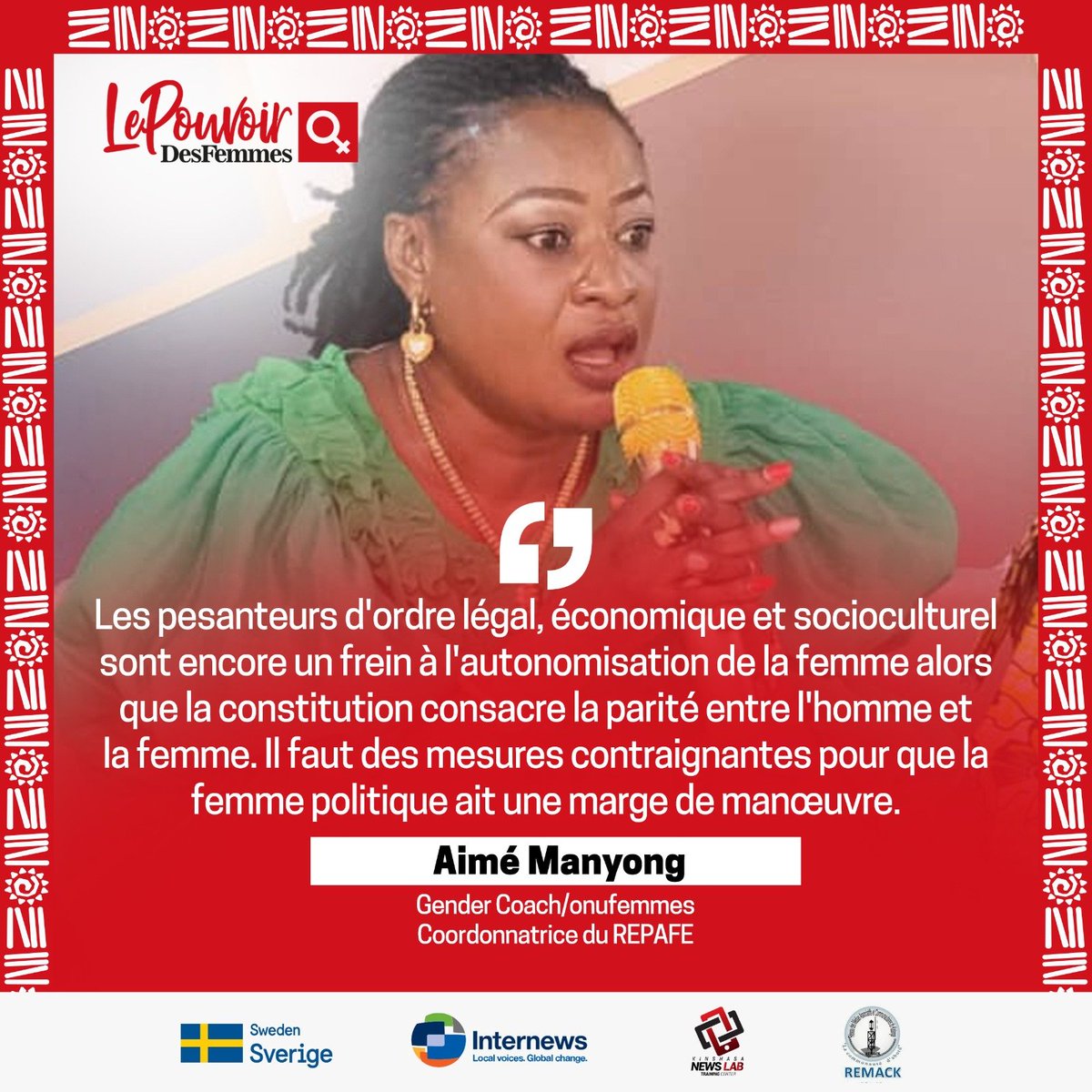 KinshasaNewsLab's tweet image. Pour une voix féminine forte, Kinshasa News Lab avec #REMACK du Haut-Katanga! 🌟

#LePouvoirDesFemmes