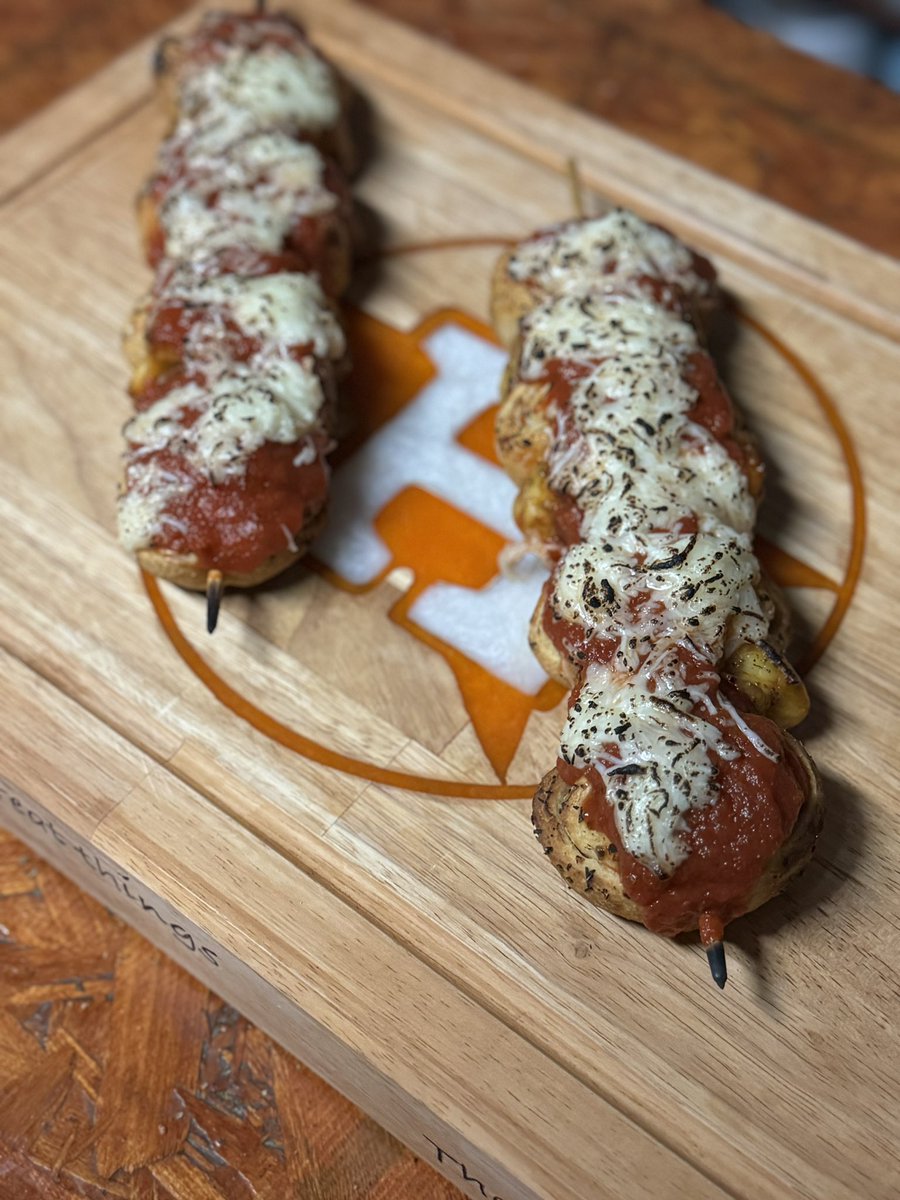 Pizza on a stick was killer