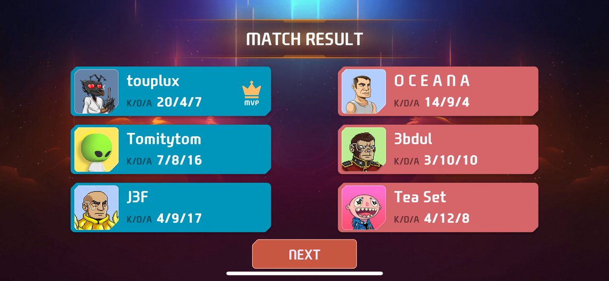 MFaussot's tweet image. this new mode is really fun 🫡🫡 add me and come challenge me. ID : 50D60A0F64236EDF
@GalaxyFight_NFT @animocabrands