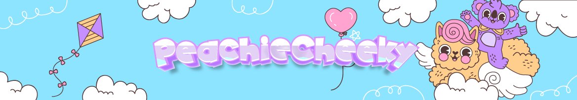 Custom banner done for <a href="/peachiecheeky/">PeachieCheeky ⭐Wedgie Creator ⭐</a>🧸
DM to order yours 📩

#twitch #kick #rumble #kickstreaming #twitchdesign #twitchstreamer #stream #streamers #smallstreamer #graphicdesign #logo #overlays #twitch #TwitchPartner