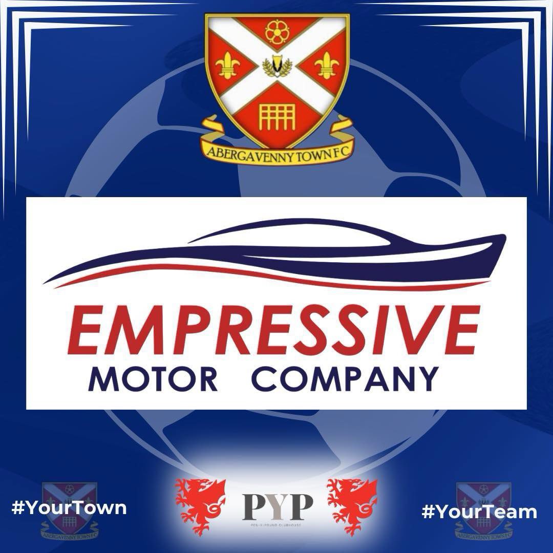 AbergavennyTFC's tweet photo. If you are looking to change your car then don’t forget Empressive Motor Company have signed up to be our Official Club and 1st Team shirt sponsors and have some great deals on at the moment so pop over or check them out online.

Hit the links below to follow them on their social media channels and also check out their fantastic website to keep up to date with all the news and brilliant deals they have on offer.

https://t.co/PyBOXjo6yl

https://t.co/0yBHpT1v7Z

https://t.co/QjplhBFLCN

#thankyou
#newsponsor
#yourtown #yourclub
#atfc #football #utt
#talkofthetown