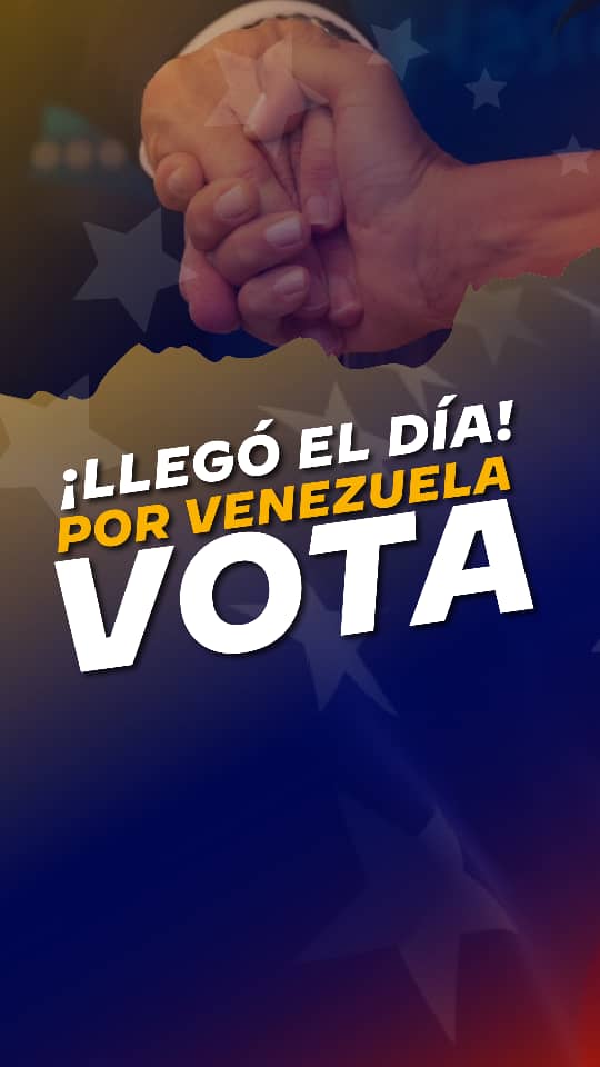 pjespana's tweet photo. Es el momento de hacer historia. Cada voto cuenta para construir el futuro que todos soñamos. ¡Por Venezuela, vota hoy! #VamosaGanar 🇻🇪✊ https://t.co/WC5oO92Dtr