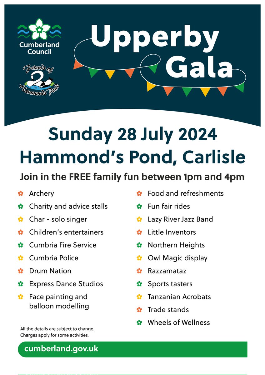 We'll be at #Upperby Gala today. Come and say hello!