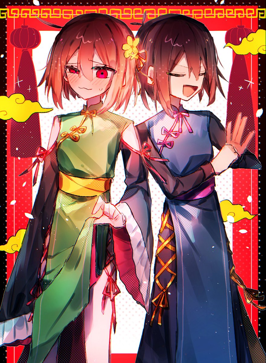 undertale マシュマロより チャイナ服フリキャ