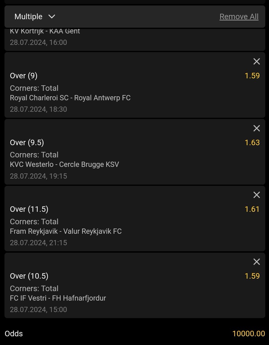 LeswiiSwaMina's tweet photo. Booking id Code:184660๐ฅ
Corner's market
Odds-on: 10000๐ฅณ
Register link:https://t.co/adxI6XvkZC
Promo Code : LeswiiSwaMina
#Betshezi
27 Matches
Let's boom ๐ฅ ๐ฅณ https://t.co/M3qB15UyVB