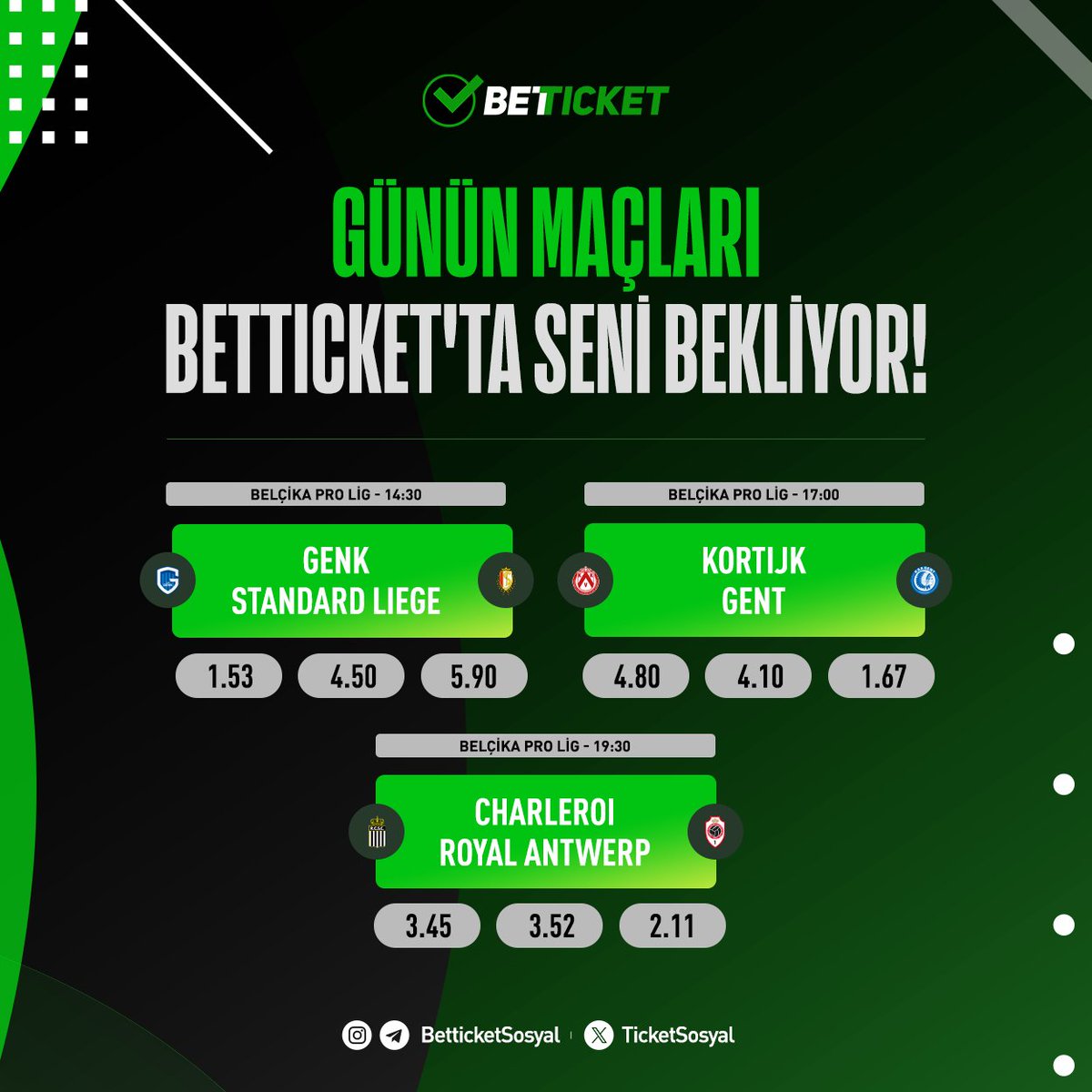 🟢 Merhaba BETTİCKET Ailesi,
✈️ O bir kuş! O bir uçak!

📈 Hayır, hayır o Ticket'ın artırılmış oranları!

ws.tc/betticketgiris