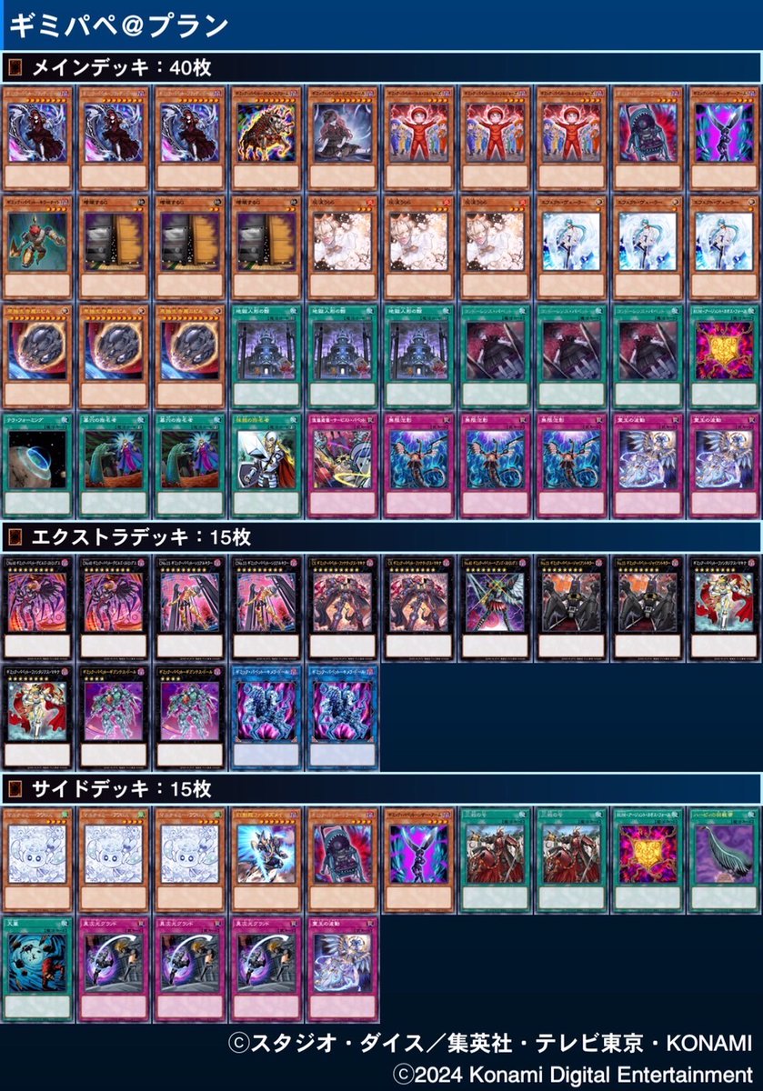 ⚔#からふだ⚔ ⚔ ⚔ 優勝チーム プラン 「ギミックパペット