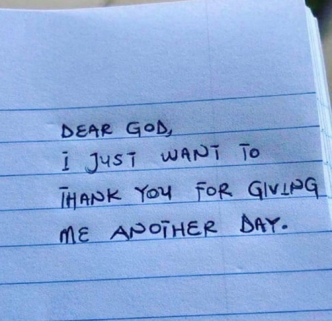 Thank you Lord