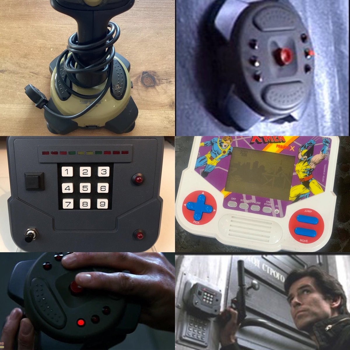 Jamie4711's tweet photo. Latest projects - Replica Mine and door Decoder from my fave Bond film ‘Goldeneye’. One of my favourite things is seeing the creativity prop makers use to turn a simple Joystick and handheld game into iconic movie props! https://t.co/GBryUMZoDR