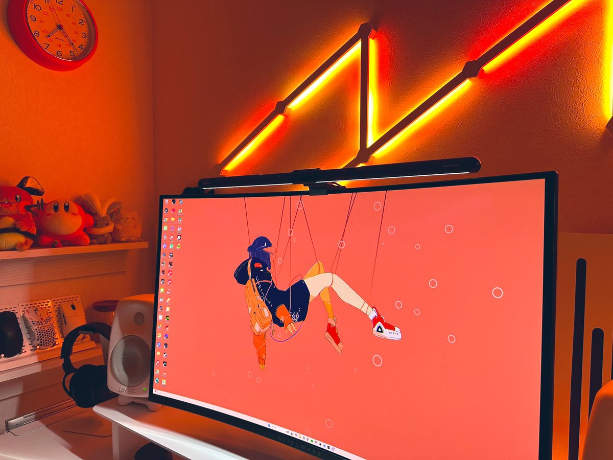 oyasumiiii08's tweet image. @QuntisO 様よりモニターライトL206をご提供頂きました🍊

非常にお手軽な価格ですが必要十分な数段階の明るさ、色温度調整機能を備えており、簡単に設定できるなという印象です！

この度はご提供ありがとうございました！！

#quntis #monitorlight #desksetup ⁡#PR