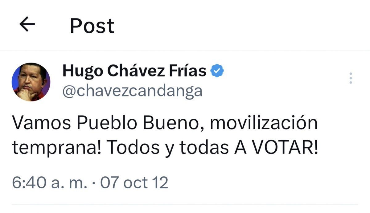 eekhout_blanca's tweet photo. #Chávez es futuro, esperanza, alegría, compromiso y lucha. 

¡Hoy más que nunca, Chávez Vive!

#VotaPorLaPaz2024
@NicolasMaduro https://t.co/1StFbkEhQm