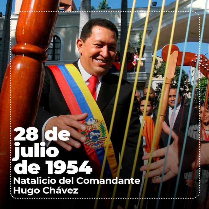 EmbStVincent_ve's tweet photo. #Hoy #28Julio2024 La Embajada de la República Bolivariana de Venezuela en San Vicente y las Granadinas celebra en paz, con amor y felicidad los 70 años del natalicio del Comandante eterno Hugo Chávez Frías. Seguimos el legado del Comandante Chávez en unidad, lucha, batalla y victoria en la tarea de enaltecer la diplomacia bolivariana de paz. 
Viva la Patria de Bolívar, de Chávez, de Maduro y del pueblo venezolano!!! Venceremos!!!

The Embassy of the Bolivarian Republic of Venezuela🇻🇪 in Saint Vincent and the Grenadines 🇻🇨celebrates in peace, with love and happiness the 70th anniversary of  the eternal Commander Hugo Chávez Frías’ birthday. We follow the legacy of Commander Chávez in unity, struggle, battle and victory in the task of exalting the Bolivarian diplomacy of peace.
Long live the Homeland of Bolívar, Chávez, Maduro and of the Venezuelan people!!! We will win!!!
@NicolasMaduro @delcyrodriguezv @CancilleriaVE @yvangil @rlicausi @FPerezSantana @IVCC_SVG @jorgerpsuv @dcabellor @VTVcanal8