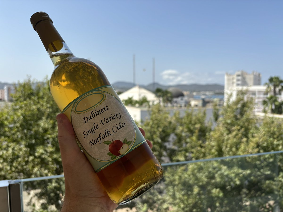 Who the hell takes cider from Norfolk to Ibiza with em?? That’ll be me then!!!