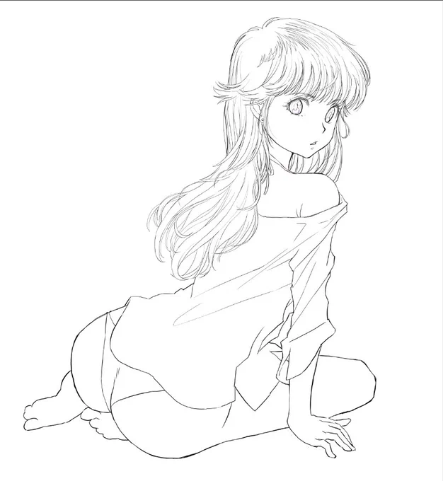 試しに、こんなタグ作ってみた。どうですかね?絵描きの皆様。下書きから清書までは自分的に差は無い。#AIイラストじゃないことを示せ! 