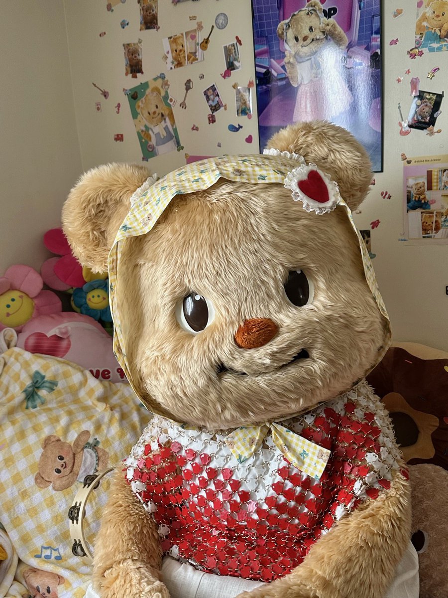 khaopode93's tweet photo. ตาแป๋วมากค่ะ สวยแกลมมากน้องเนยแม้เราจะอยู่บ้านจอยๆ🧸❤️🌷🌟✨ #butterbear https://t.co/Rzrd5NS67d