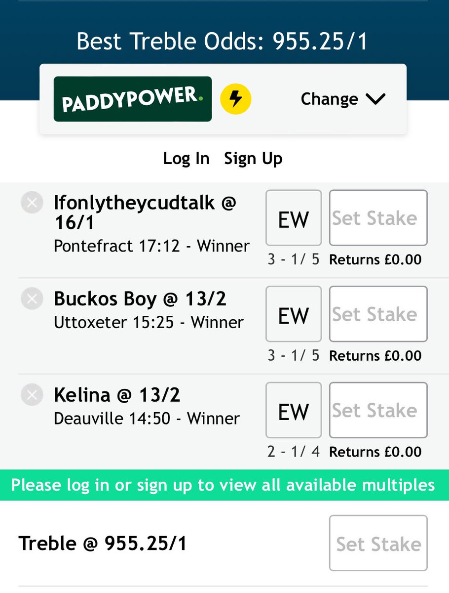racing_tips_'s tweet photo. 1000/1 TRIXIE🔥

Small E/W stakes recommended 

Good luck! Let’s smash Sunday 💥 https://t.co/MS303agk1X