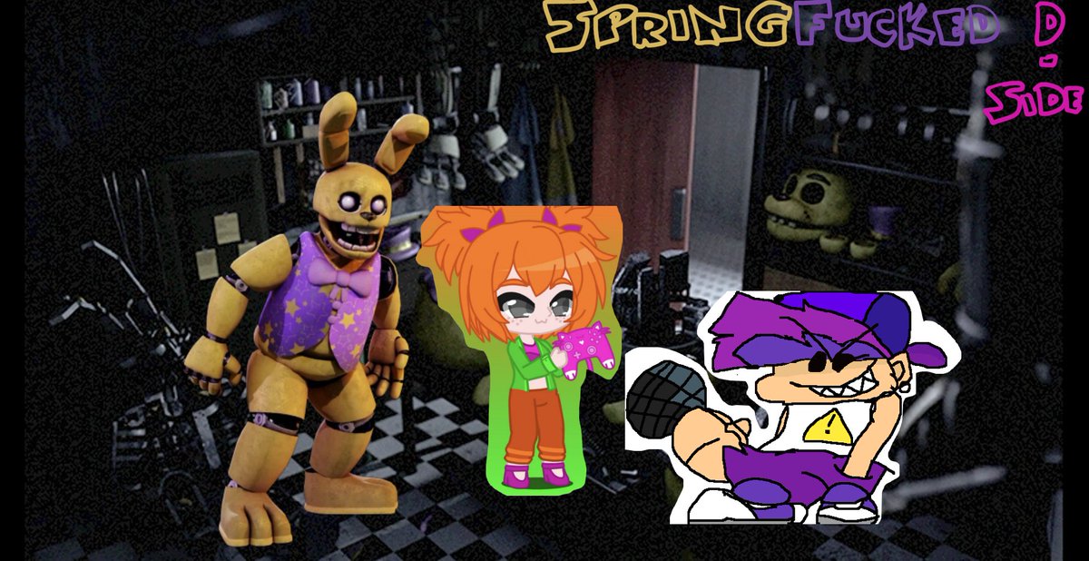 SPRINGFUNKED's tweet photo. Some extra D-Side designs 

[#dside #fnfdside #fnf #fridaynightfunkin #springlocked #FNAF ] https://t.co/9ZHRUBnhK7