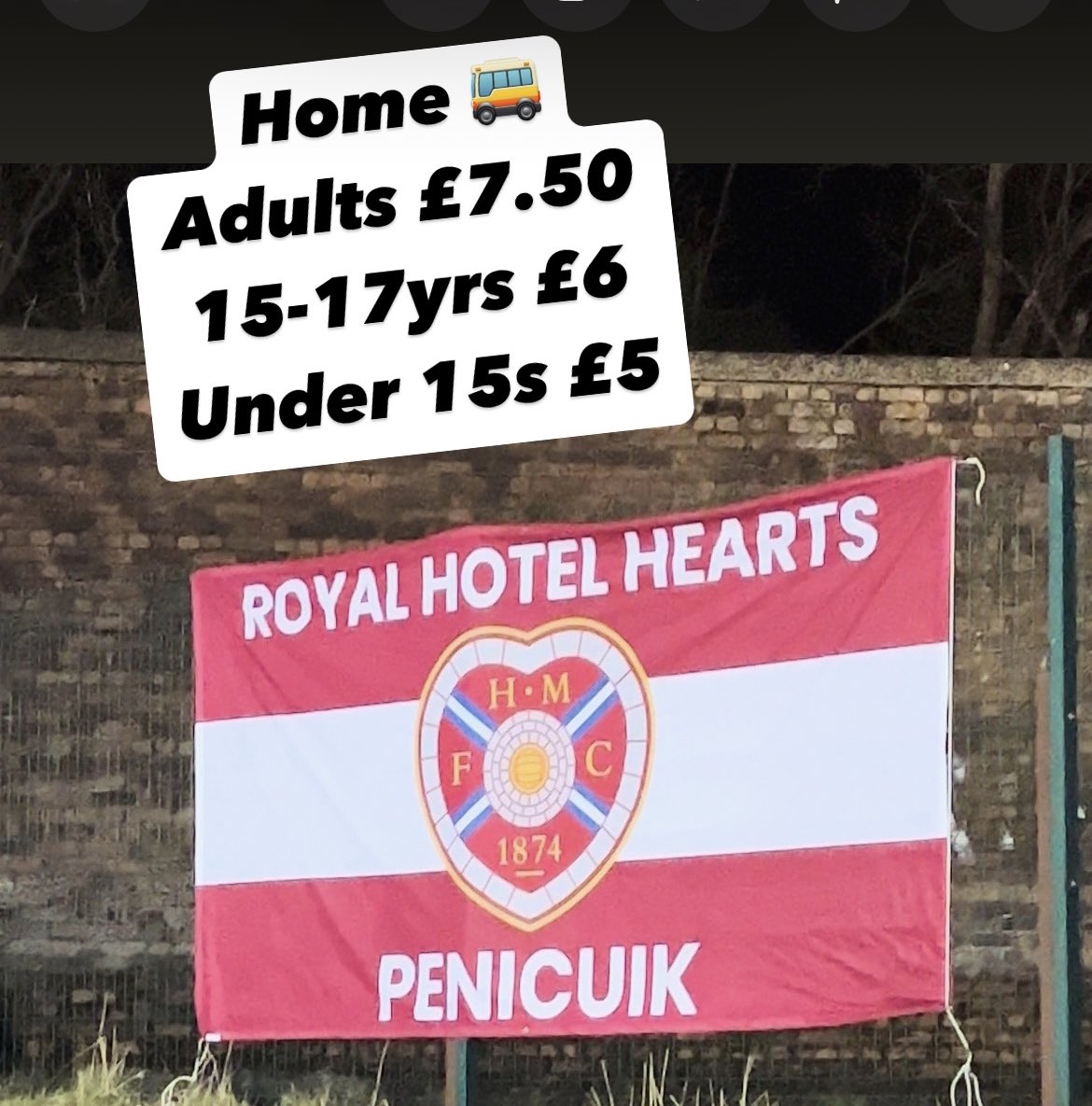 Sie (@sierennie) on Twitter photo 🇱🇻ROYAL HOTEL HEARTS BUS 🇱🇻
🚌🇱🇻 leave from the <a href="/royalpenicuik/">Royal Bar & Restaurant</a>
Departure times
11.15am for Rangers game
1.15pm for Dundee away (6💺Left) 🇱🇻ROYAL HOTEL HEARTS BUS 🇱🇻
🚌🇱🇻 leave from the <a href="/royalpenicuik/">Royal Bar & Restaurant</a>
Departure times
11.15am for Rangers game
1.15pm for Dundee away (6💺Left)