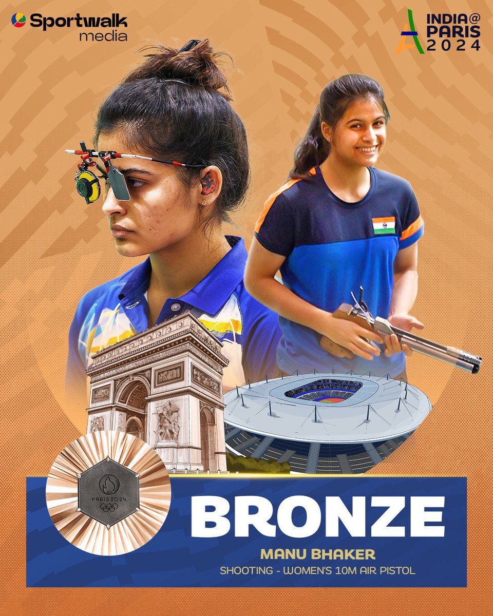 Many congratulations <a href="/realmanubhaker/">Manu Bhaker🇮🇳</a>  for proud india
<a href="/Olympics/">The Olympic Games</a>