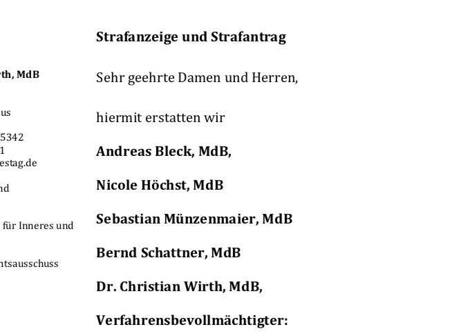 gtorges's tweet photo. Absurdes Theater in Sachen #RKIProtokolle: MdB der #Verräterpartei #AfD wie #Bleck, #Höchst #Münzenmaier verschwenden Steuergelder für #Quatschjura.
PDF: https://t.co/kzJWeBCyLk https://t.co/AocN6h2qDu