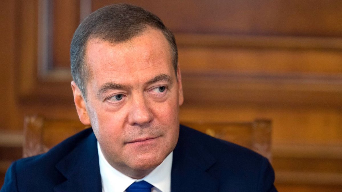 Zlatti_71's tweet photo. Medvedev:

“From responses to questions by TASS:

How do you evaluate the opening ceremony of the Olympics in Paris?

I don't even want to say anything about the Olympics in Paris – a disgusting spectacle. Under Macron's leadership, France has degraded to the level of a corrupt puppet, performing for the jeers of a crazed, godless crowd. Such a disgrace!

Now, recall and compare it to the Sochi Olympics or the World Cup, which were brilliantly hosted in our country. Turn off your TVs and don't follow the shameful freak show online!”