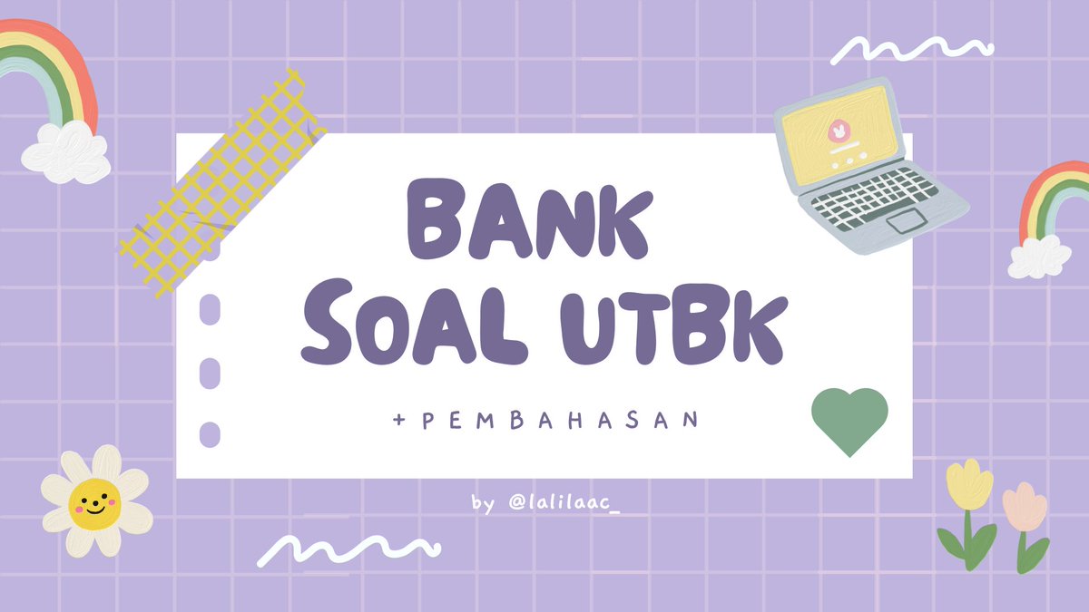 lalilaac_'s tweet photo. Kumpulan latihan soal UTBK beserta pembahasannya

— a thread by @lalilaac_ https://t.co/iOaqer7IwO