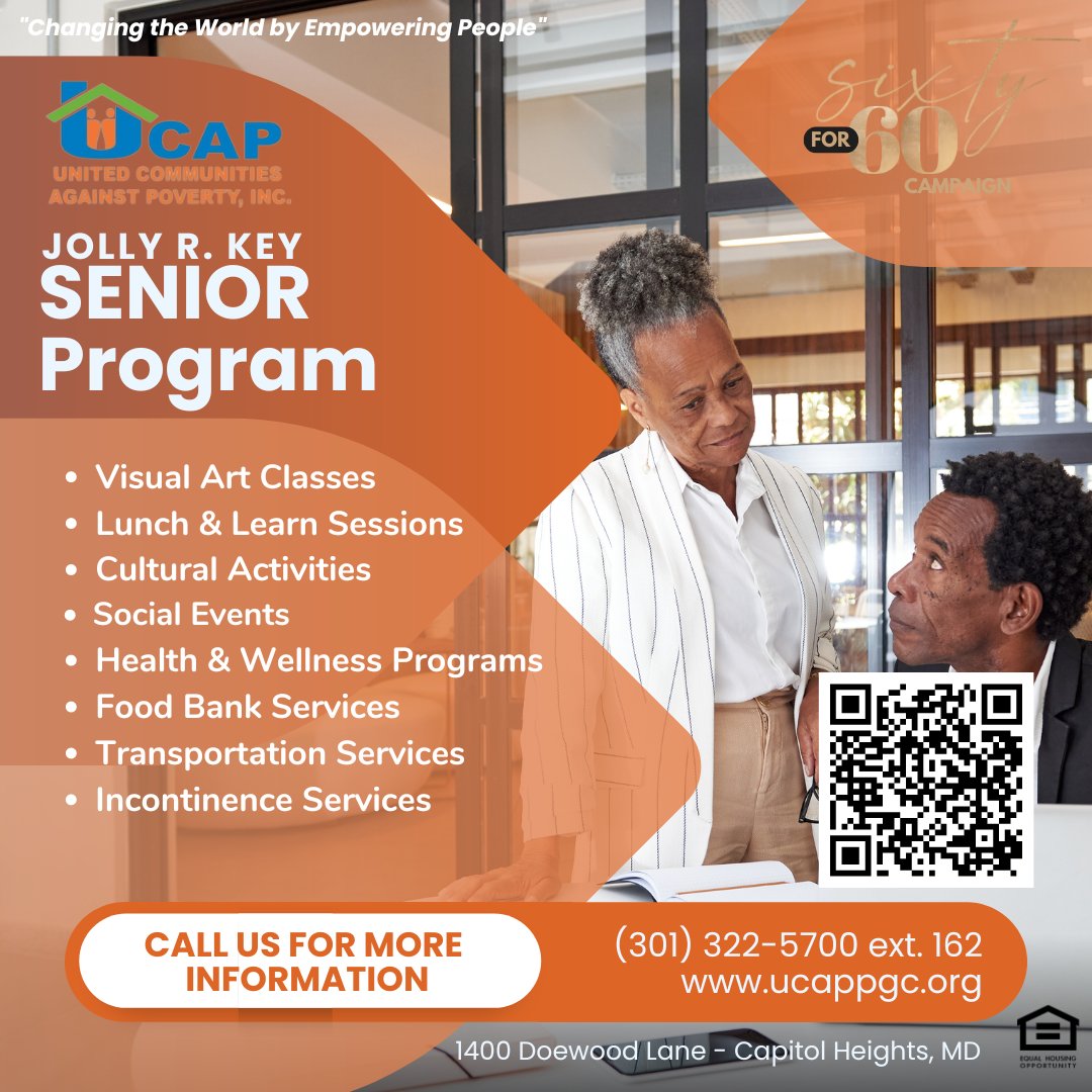 Join us for our Senior Health Care event! Your $60 donation helps us organize more events like this. 🏥 #UCAPEvents #SeniorHealth ucappgc.org
