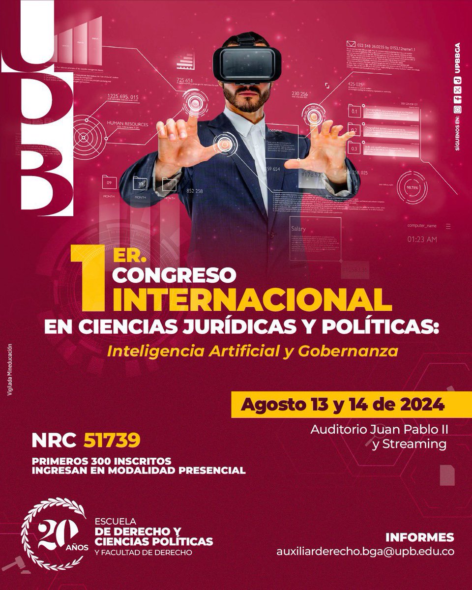 LUISITAGA's tweet photo. #abogados  #estudiantes #politologos Integrate en el aprendizaje jurídico &amp; político de la #inteligencia #artificial #IA en el 1er congreso internacional !! inscríbete en este link https://t.co/iC0yJujMC2 https://t.co/zBILU3JSqI