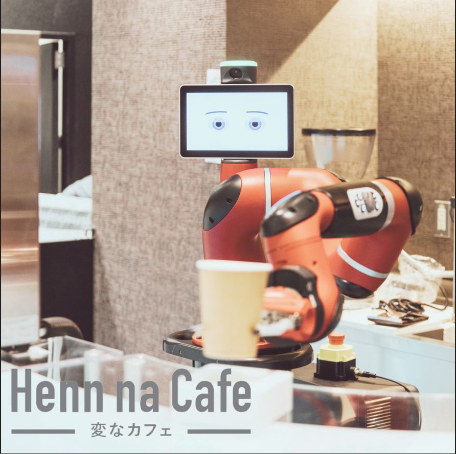 Hennnacafe's tweet photo. こんにちは。変なカフェのトムです🤖
週末は多くの方がお店に来てくれて嬉しかったです。
ありがとうございました!
終了まであと3日!!
最後まで元気に頑張るので、応援よろしくお願いします🤖
#変なカフェ #hennnacafe #robotcafe #渋谷カフェ #shibuyacafe https://t.co/0SEAcP4hRj