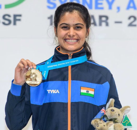 Congratulations <a href="/realmanubhaker/">Manu Bhaker🇮🇳</a> for creating history in Olympics by winning 1st Medal for India in Shooting by winning Bronze 🥉 in Women's 10m Air Pistol #IndiaAtOlympics #ParisOlympics2024
#ManuBhaker
