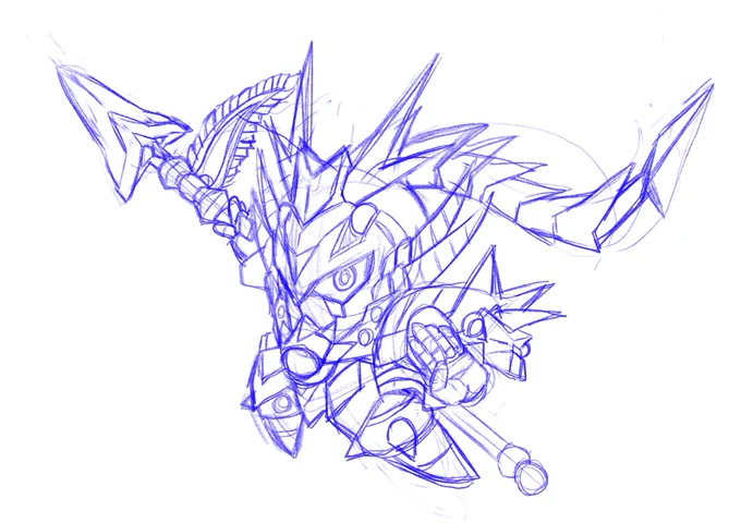 ラフです #SDガンダム