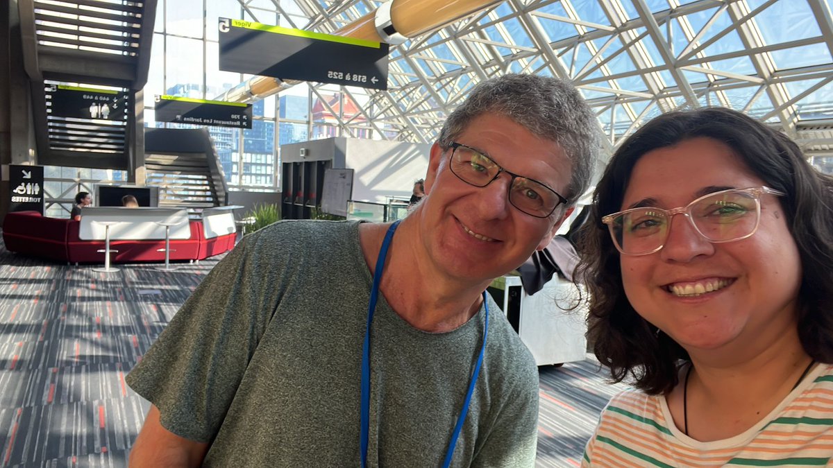 Danmishmar's tweet image. Some positive news despit the daily horrors in Israel: glad to attend and give a talk at @Evol_mtg in Montreal, and meet old friend and colleague @flo