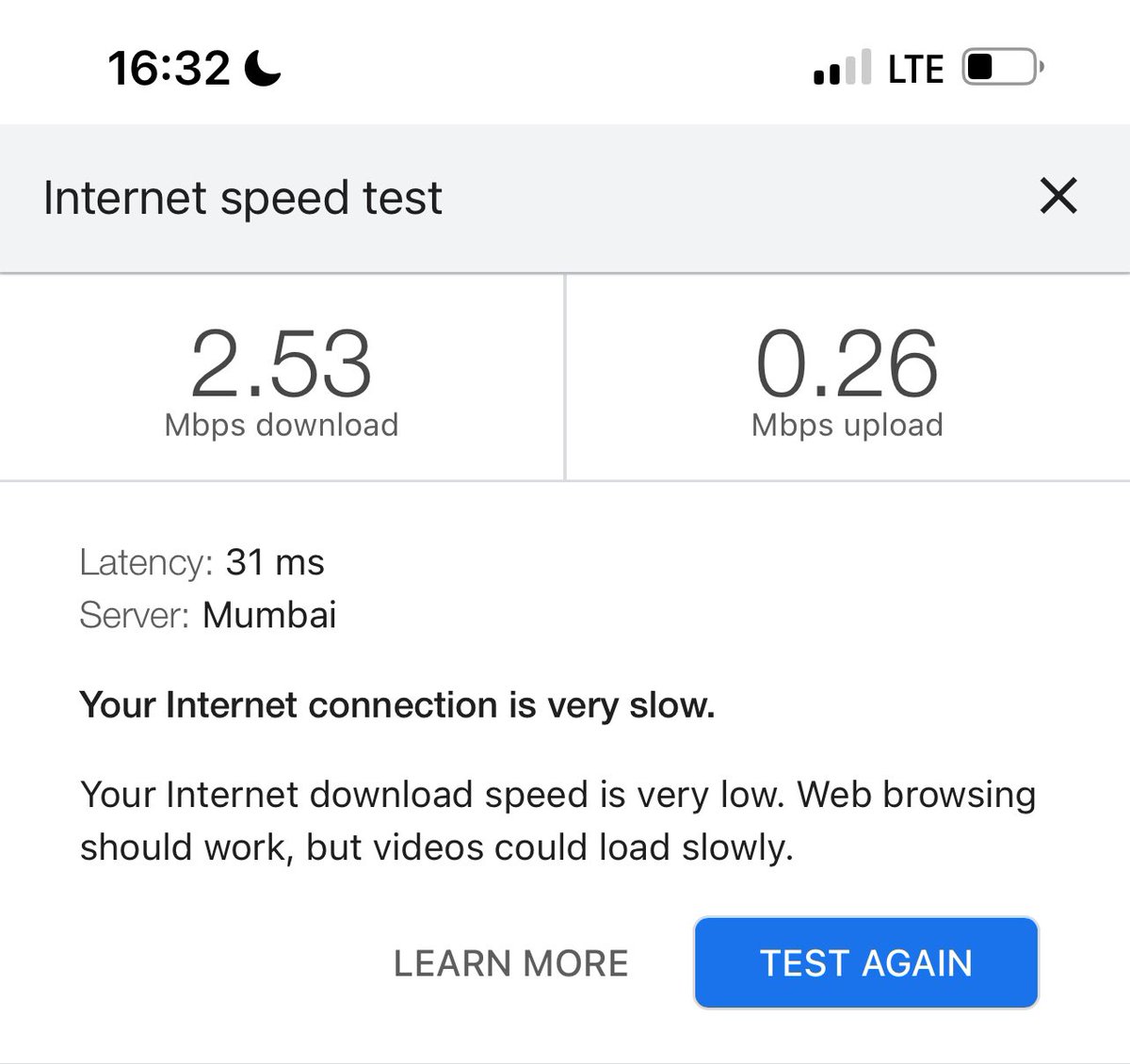 iampoojagupta's tweet photo. @JioCare I am facing poor connectivity, slow internet, call drops from last 3-4 days at Koparkhairne, Navi Mumbai. Can you pls check? https://t.co/Od07NyJQPB
