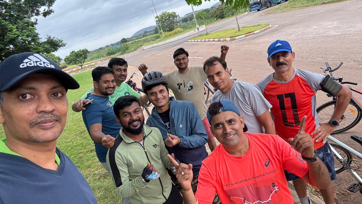 ADKPATIL's tweet image. Special Sunday 
16K Run + 14K Cycling..
#running 
#Cycling