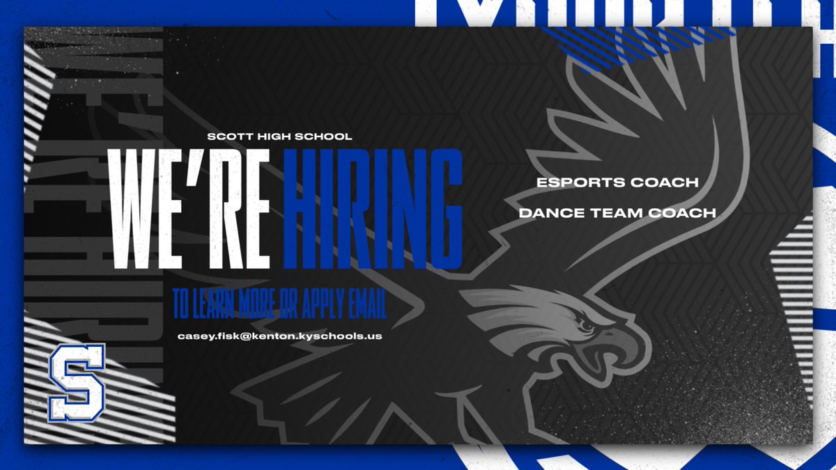 shseagles's tweet photo. if interested in either position please email Casey.fisk@kenton.kyschools.us. https://t.co/qz3lZrK48O