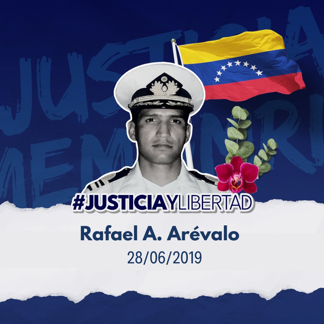 JEPvzla's tweet photo. #28Jul | La muerte de Rafael Acosta Arévalo bajo custodia del Estado venezolano conmocionó a propios y extraños. La tortura desmedida acabó con su vida y puso los ojos del mundo en su caso, que se encuentra siendo investigado en instancias de justicia internacional. #JusticiayLibertad