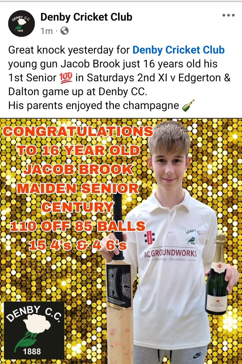 Denby Cricket Club (@denbycc1888) on Twitter photo 
